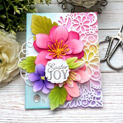 Splicing Flowers and Leaves Metal Cutting Dies Sets for Card Making - color: XMZ-743-A