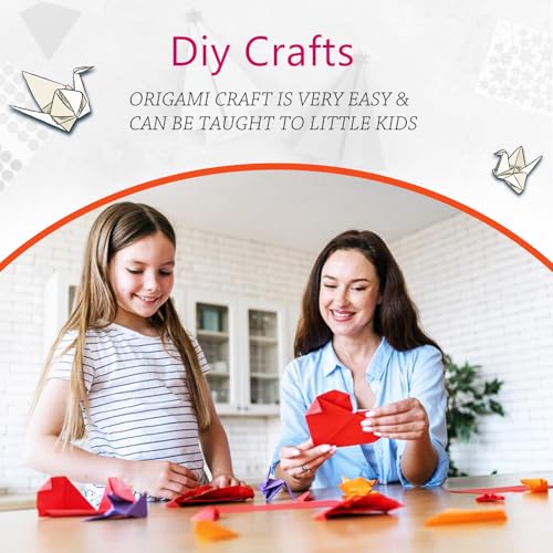 100 Sheets Origami Paper 20 Color Double Sided Origami Paper 8x8 - size: 100 Sheets / 8×8 "/ 20 Colors