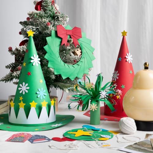 40 Sheets Christmas Colored Cardstock 8.5"x11" Red&Green 65lb for Decoration - color: Christmas Red&Green, size: Letter Size [40 Sheets]