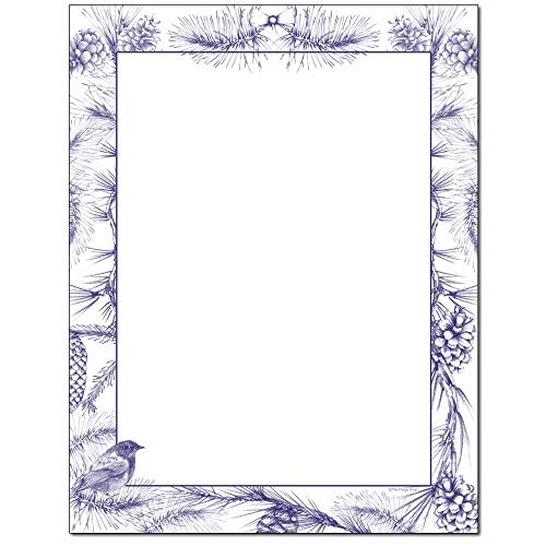 Inked Pine Letterhead Laser & Inkjet Printer Paper (100 Pack) - size: 100 Pack, style: Inked Pine