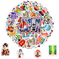 100 PCS Japan Travel Stickers Pack Japanese Fuji Tokyo Osaka Food - color: Japan Travel
