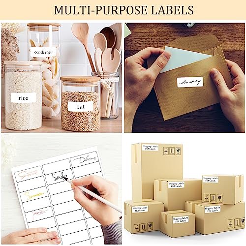 Address Labels for Inkjet Printers 1" x 2-5/8", Pack of 3000 Labels - size: 100 sheets/ 3000 labels
