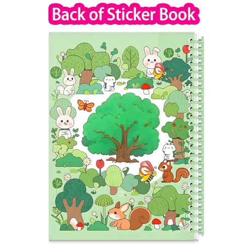 B5 Reusable Sticker Collecting Book Blank Sticker Album (Style H Green) - color: Style H Green