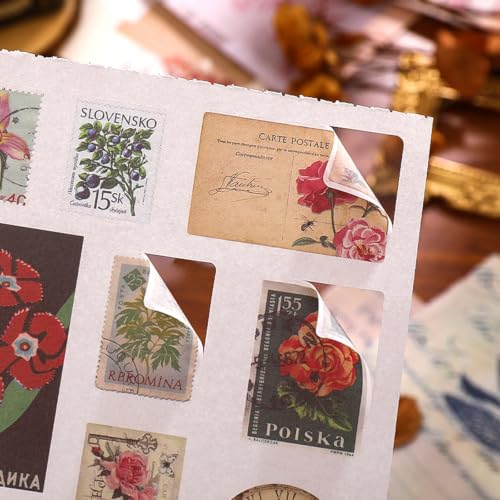 Butterfly Washi Sticker Book for Journaling, 30 Sheets 500+ Vintage Scrapbook Stickers for Junk Journal Supplies, 20 A5 Scrapbook Paper for DIY Arts and Crafts, Aesthetic Sticker Book for Adults Women - color: Fluttering as Butterfly