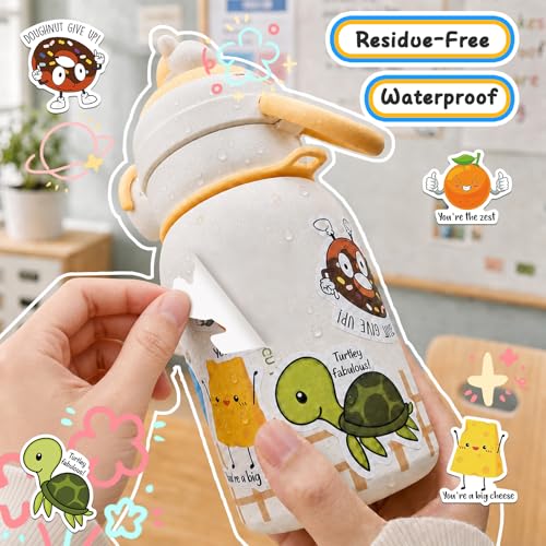 50PCS Punny Motivational Reward Stickers, Fun Funny Cute Bulk Stickers for Kids Classroom Adults, Waterproof Vinyl Decals for Water Bottle Laptop Planner Book Scrapbook, Teacher Prizes, Small Business