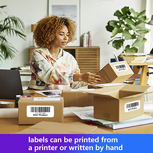 9527 Product 2" x 1" Sticker Labels, 12,000 Direct Thermal Labels, 12 Rolls - size: 2" x 1" | 12000 Labels