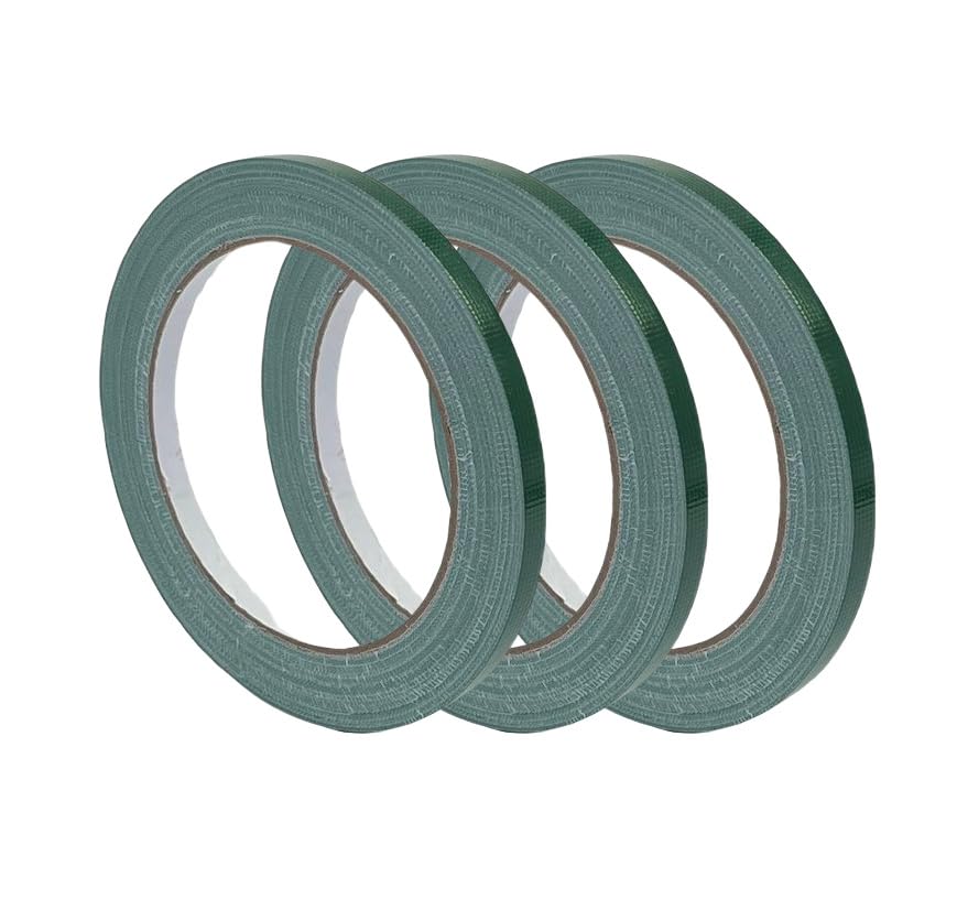 3 Rolls Waterproof Floral Tape Flower Tape for Bouquet Stem Wrapping and Floral Crafts (1/4") - size: 1/4"