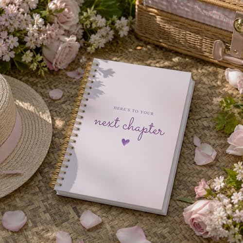 VONTP Purple New Chapter Spiral Notebook Journal, 5.5x8.4 Inch - color: 001-D-Purple