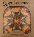Parchment Paper Doilies for Cheese & Charcuterie Boards - Sisson Rounds, Mandala, 6 ½” D, Pack of 20. Made in USA with French Parchment Paper. Rinse clean, dry, reuse. - color: Mandala 4