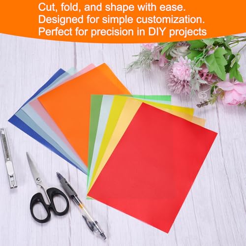 MECCANIXITY Colored Vellum Paper, 20 Sheet Red Transparency 8.3" x 5.9" Printable Vellum Paper, Translucent Vellum Sheets for Printing Wedding Invitations Ink Jet Laser Printer - color: Red, size: A5 8.3 x 5.9