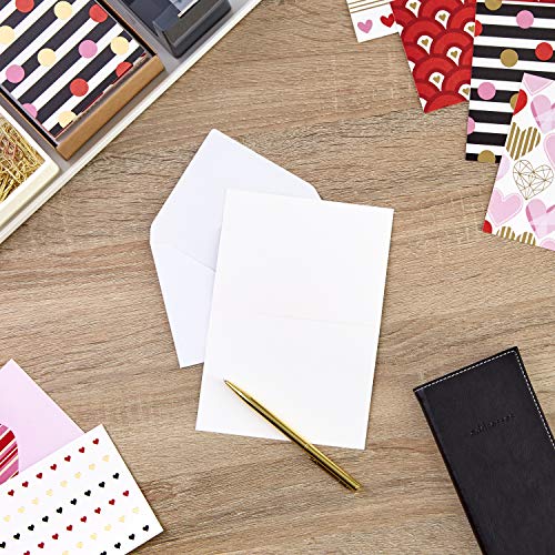 Hallmark Blank Love Cards, Assorted 24-Pack (Hearts and Stripes)