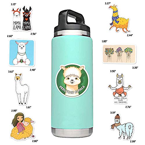 Llama Stickers 50Pcs for Water Bottles Scrapbook, Classroom Rewards - style: Llama Stickers