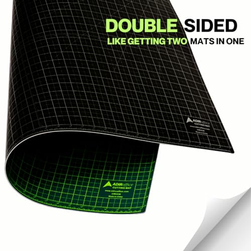 Adir Self Healing Cutting Mat - 30x42 Inches Sew Cutting Mat and Quilt Cutting Mat with 5 Layers, Double Sided Cutting Mat for Crafts - Reversible Non-Slip Cutting Pad with Grid - size: 42"L x 30"W