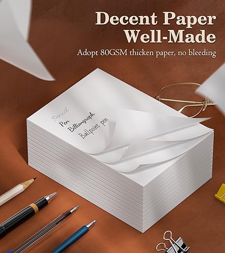 Note Pads 4x6 - Memo Pads - 12 Pack Server Note Pads - 50 Sheets Each Pads | Small Blank Notepad Scratch Paper Pads 4x6'' for Writing Notes/Grocery List, Office & School Supplies 4x6 Pocket Notepads - color: White- 12 Pack, size: 4x6