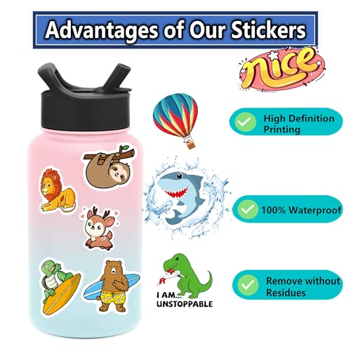400PCS Stickers for Water Bottles - color: 400pcs Cute Stickers