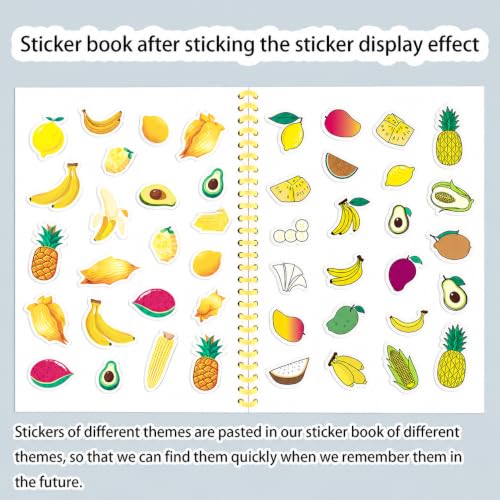 B5 Reusable Sticker Collecting Book Blank Sticker Album (Style D Yellow) - color: Style D Yellow