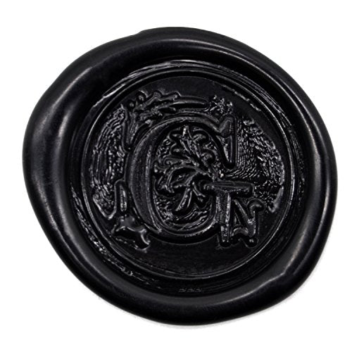 Black Mini Glue Gun Sealing Wax Stick for Hallowen Decor, Pack of 16 | 0.7-inch diameter; perfect for document sealing, gift wrapping, Halloween decor, invitations, cards and place cards - color: Black, size: Small