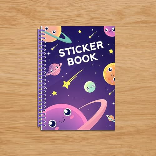 B5 Reusable Sticker Collecting Book Blank Sticker Album (Style K Purple) - color: Style K Purple