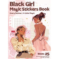 25 Sheets Fashion Black Girl Scrapbook Stickers, Junk Journal Supplies - color: Black Girls