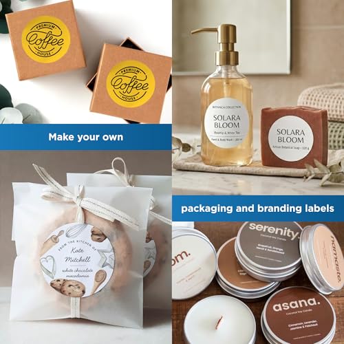OnlineLabels 2" Circle Labels - White Matte - Inkjet/Laser - 250 Sheets - size: 250 Sheet Pack