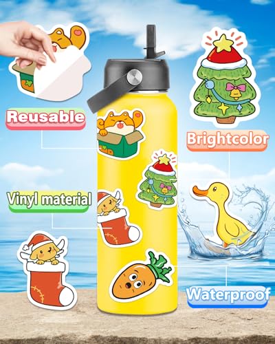1200 Pcs Stickers for Kids, Cute Water Bottle Stickers for Teens, Kawaii Vinyl Phone Laptop Skateboard Animal Waterproof Sticker, Bulk Aesthetic Sticker Packs for Boys Girls Teacher - style: 1200PCS