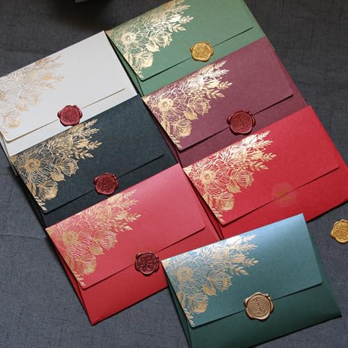 Wax Seal Beads 24 Colors 600pcs Metallic Assorted Color Sealing Beads for Wedding Invitation Letter Envelopes Wine Bottle Sealing Decor - color: Golden