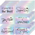 Thank You Cards Small Business 300Pcs Encouragement Cards, Holographic Appreciation Motivational Inspirational Card You Are Awesome Gratitude Card Gift for Business Employees Student Teacher Volunteer - color: Motivational Cards, size: 300 PCS