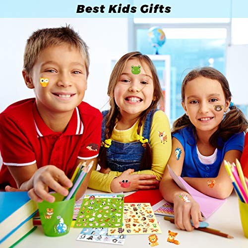 Fancy Land Animal Stickers for Kids 8 Themes Cute Animal Sticker 800Pcs