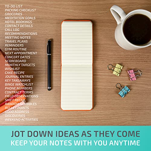 Tiny Notebook 3x4, Tear Off Small Notepad Pocket Size 4-Pack (Sky Blue) - color: Sky Blue