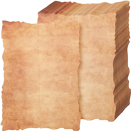 Harloon 100 Pcs Vintage Paper Cotton Stationery Paper, 5x7 Inch - size: 5 x 7 Inch