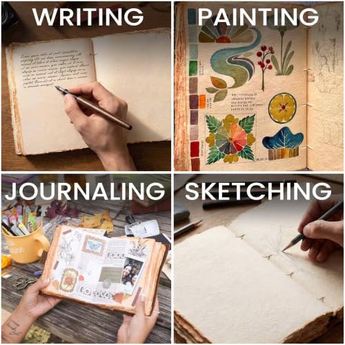 LEATHER VILLAGE Christian Leather Journal Joy Verse, Navy Blue 7x5. - color: Blue