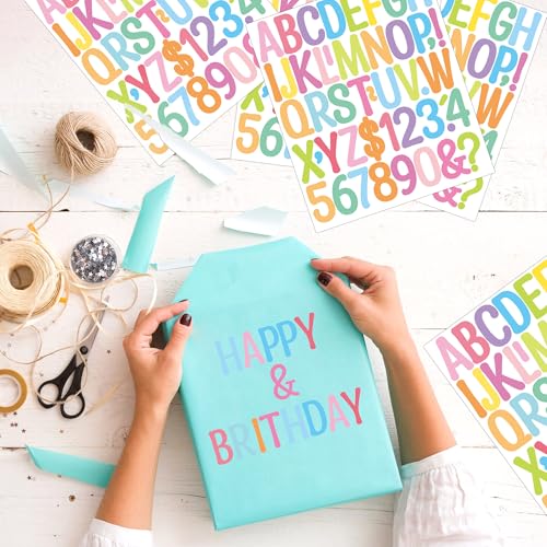 25 Sheets Letter Stickers 1175 Pcs Alphabet Stickers (Candy, 2 Inch) - color: Candy, size: 2 Inch