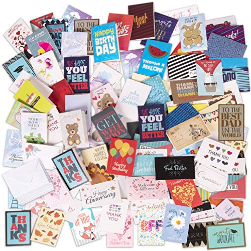 Kangaroo 108 4x6 All Occasion Greeting Cards Assortment Box With Envelopes