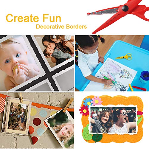 UCEC Decorative Edge Craft Scissors for Kids, Adults, Scrapbooking - color: Style 3