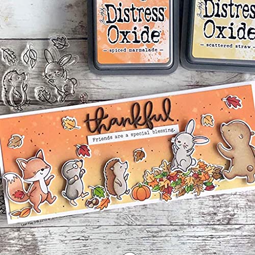 Animal Friends Clear Stamp and Die Sets for Card Making, 1 Set