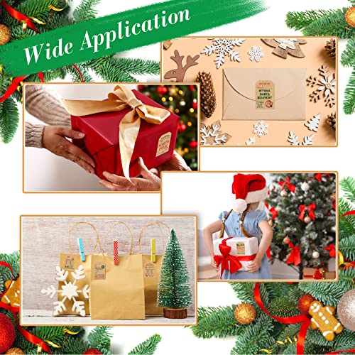 Outus 800 Pcs Christmas Gift Tags to from Labels 8 Styles, Retro Style - style: Retro Style