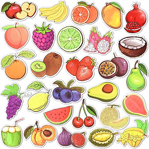 Fruit Stickers 50Pcs for Water Bottles Scrapbook, Classroom Rewards - style: Fruit Stickers