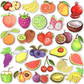 Fruit Stickers 50Pcs for Water Bottles Scrapbook, Classroom Rewards - style: Fruit Stickers