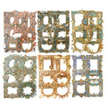 60 Pcs Medieval Frame Stickers for Scrapbooking and Journaling - color: Medieval Crests