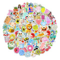 EOAOD 300 Cute Aesthetic Water Bottle Stickers for Kids, Waterproof Vinyl - style: Cute-300pcs