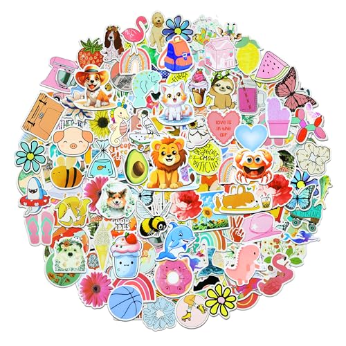 EOAOD 300 Cute Aesthetic Water Bottle Stickers for Kids, Waterproof Vinyl - style: Cute-300pcs