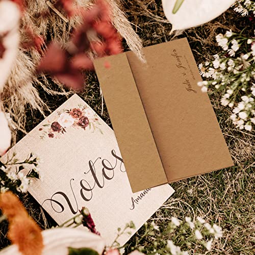 A2 Brown Kraft Envelopes Goefun 100 Pack, 4.375 x 5.75 - color: brown, size: A2