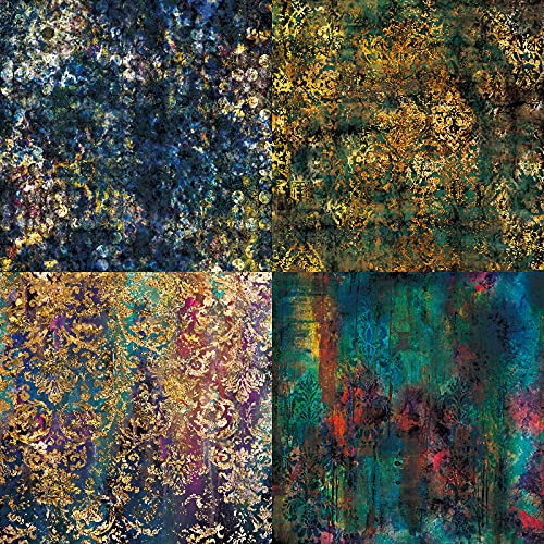 Scrapbook Paper Pad 6x6 Mixture Colored Designs, Single-Sided Decoupage Sheets, Colorful Cardstock for Scrapbooking, DIY Backgrounds, Cardmaking Supplies, Junk Journal Crafts - 24 Pcs - color: 6x6 Mixture Passion