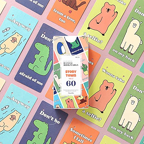 Monolike Bandal Bookmarks Story Town Ver.1 + Ver.2 120 Pieces - color: Story Town Ver.1 + Ver.2