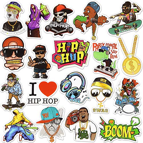 Hip Hop Stickers 50Pcs for Water Bottles Scrapbook, Gifts for Teens - style: Hip Hop Stickers