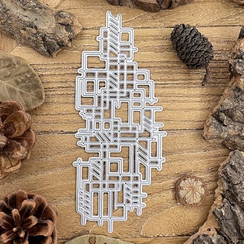Lapoo Tool Metal Cutting Die for Scrapbooking - Durable, Cut Stencils for DIY Scrapbook Photo Album Decorative Paper Card, Card Making Supplies, Embossing (Punk Frame 2.1 x 5.1 in) - color: Punk Frame 2.1 x 5.1 in