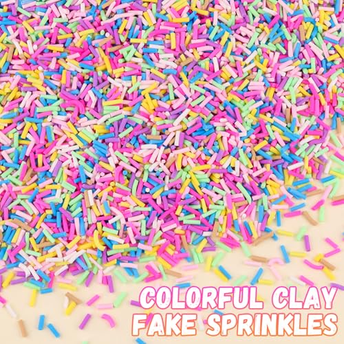 110g Non-edible Slime Mix Ins Slime Add Ins, Fake Sprinkles Slime Charms B - color: Muticolor