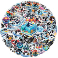 100PCS Orca Stickers Cute Aesthetic – Killer Whale Vinyl Stickers Waterproof for Laptop, Water Bottle, Journal, Ocean Animal Lovers Gifts - color: 6