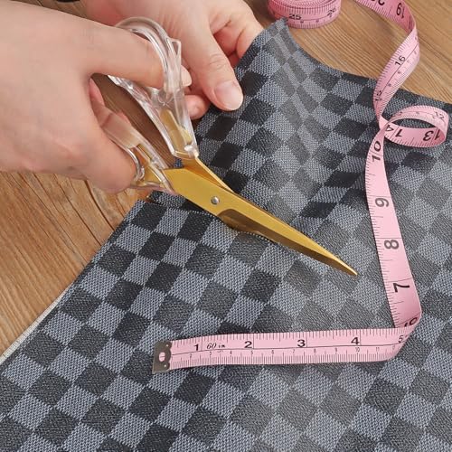 Acrylic Scissors, Sharp Titanium Coating Blades with Ergonomic ABS Handle, Multi-Purpose Scissors Set of 3, Suitable for Sewing and Household, Clear and Gold-Toned - size: 3-Pack(5.8'/7.6'/8.4')