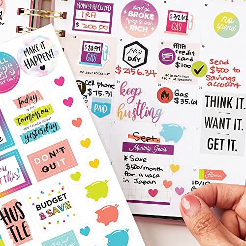 Avery Budget Planner Stickers Pack, 30 Sticker Sheets, 1,230 Total, Expense Tracker and Finance Planners, Journals or Calendars (6788) - color: Budget Pack